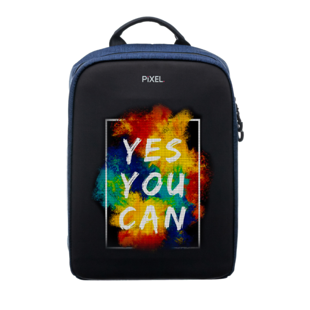 Рюкзак с LED-дисплеем PIXEL PLUS - NAVY (тёмно-синий), WiFi